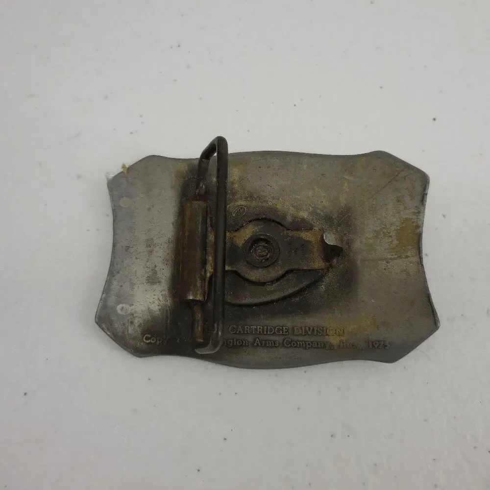 Peters Cartridge‎ Duck Hunt Hunting Hunter Ammo Ammunition Gift Vtg Belt Buckle